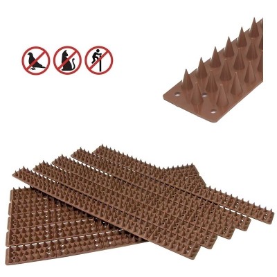 Amtech Pest & Security Intruder Prickle Spikes Fence Wall Deterrent Brown S1606