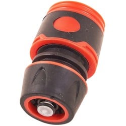 Amtech Garden Hose Pipe Soft Grip Quick Water Stop Tap Connector U2526
