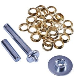 Dekton Grommet Installation Tarpaulin Eyelet Repair Amtech Tool Set DT95705