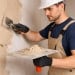 Amtech Plasterers Plastering Metal Alloy Hawk Removable Handle G1450