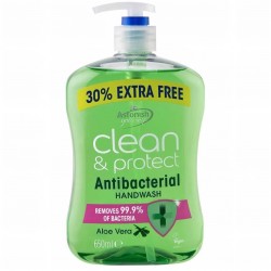 Astonish Hand Wash Antibacterial Clean & Protect Aloe Vera Handwash C4710
