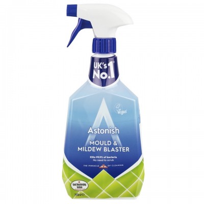 Astonish Mould Mildew Blaster Antibacterial Surface Cleaner Spray 750ml H7227