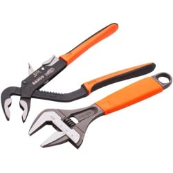 Bahco Adjustable 9031 Wrench + 8224 Waterpump Pliers XMS25ADJPUMP