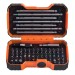 Bahco BAH59S54BC Pro Screwdriver & Security 54pc Bit Set BAH59S54BC