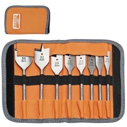 Bahco Flat Spade Wood Drill Bit Set SB-9529 S8 - 8pc Set BAH9529S8