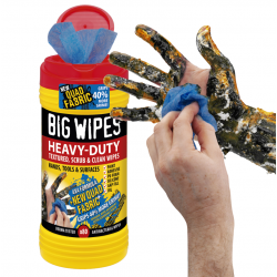 Big Wipes Heavy Duty Antibacterial Textured Cleaning Wipes 100pk 2420-8020