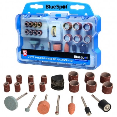 Blue Spot Tools Rotary Tool Sanding and Grinding Set 19019 Bluespot