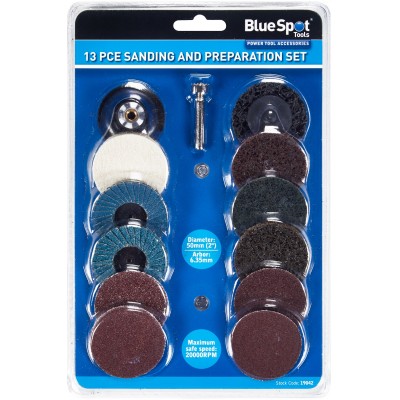 Blue Spot Tools Sanding And Preparation 12pc Set 19042 Bluespot