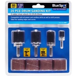 Blue Spot Tools Drum Sanding 20 Piece Kit 19046 Bluespot