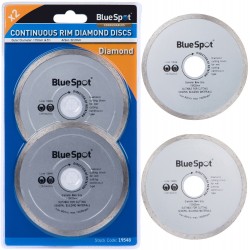 Blue Spot Diamond Continuous Rim Cutting Disc 115mm 2pk 19548