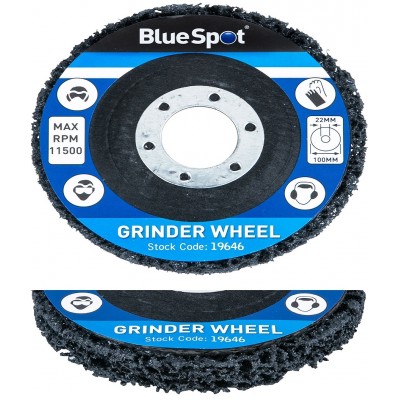 Blue Spot Grinder Grinding Paint Rust Remover Wheel 100mm Disc 19646