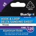 Blue Spot Tools Delta Sanding 120 Grit 93mm Sander Sheets 19862 Bluespot