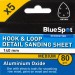 Blue Spot Tools Detail Sander Sanding Sheets 140mm 80 Grit 19864 Bluespot