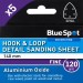 Blue Spot Tools Detail Sander Sanding Sheets 140mm 120 Grit 19865 Bluespot