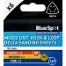 Blue Spot Tools Delta Sanding Mixed Grit 93mm Sander Sheets 19878 Bluespot