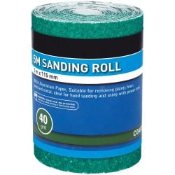 Blue Spot Tools Sanding Sand Paper Roll 40 Grit Very Coarse Sandpaper 19856 