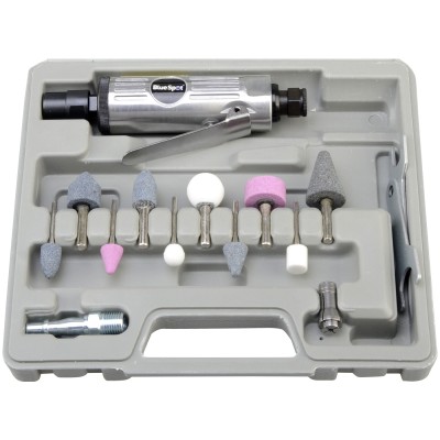 Blue Spot Tools Air Line Die Grinder 15pc Set 07912 Bluespot