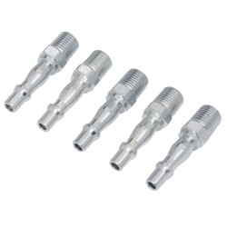 Blue Spot Tools 1/4" BSP Male Air Fittings Quick Coupling Connector 5pk 07943