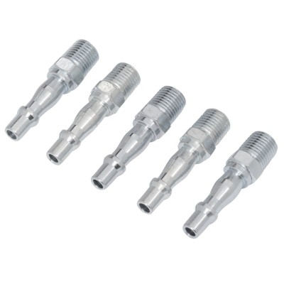 Blue Spot Tools 1/4" BSP Male Air Fittings Quick Coupling Connector 5pk 07943