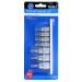 Blue Spot Tools 1/4 and 3/8 inch T10 to T40 Torx Bit Mixed 7pc Socket Set 01518