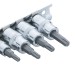 Blue Spot Tools 1/4 and 3/8 inch T10 to T40 Torx Bit Mixed 7pc Socket Set 01518