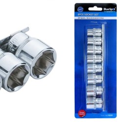 Blue Spot Tools 3/8 inch 8pc Socket Set On Rail 01524 3/8"