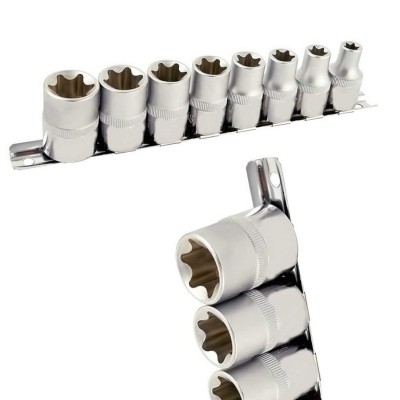 Blue Spot Tools 3/8 inch Star Torx Female Socket 9 Piece Set 01527