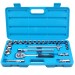 Blue Spot Tools 24pc 1/2 Inch Metric Socket Set 10 to 32mm  01548 Bluespot