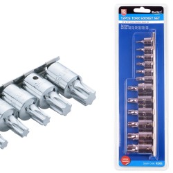 Blue Spot Tools Mixed Torx Bit Socket 12pc Set 01551 Bluespot