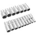 Blue Spot Tools 3/8" Metric Deep Socket Set on Storage Rail 01560 Bluespot