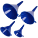 Blue Spot Tools 4PC Hi-Vis ABS Plastic Funnel Set 50mm, 75mm, 95mm &amp; 115mm 07897