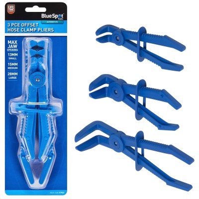 Blue Spot Tools Offset Water Brake Fuel Hose Clamp Pliers 07923 Bluespot