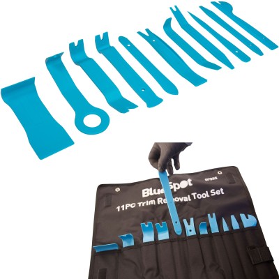 Blue Spot Tools Car Trim Removal 11pc Set Tool Roll 07925 Bluespot