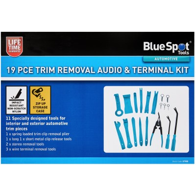 Blue Spot Tools Trim Removal Audio And Terminal 19 Piece Kit 07988 Bluespot