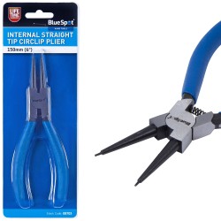 Blue Spot Tools Circlip Pliers Internal Straight Tip 150mm 6 Inch 08703 Bluespot