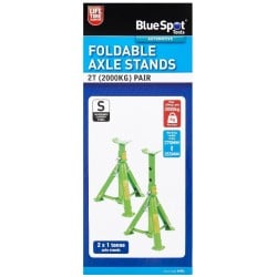 Blue Spot Tools Car Folding Axle Stand Twin Pack 2T 2000kg 07991