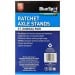 Blue Spot Tools Car Ratchet Adjust Axle Stand Twin Pack 3T 3000kg 07993