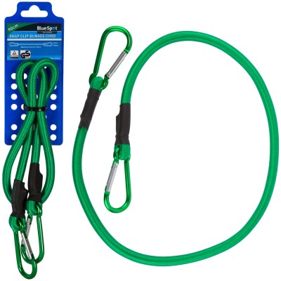 Blue Spot Snap Clip Bungee Cord Green 90cm 45444