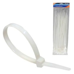 Blue Spot Cable Ties 7.5 450mm White 50 Pack 40058 