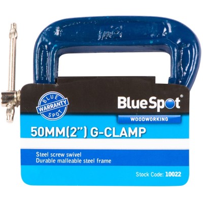 Blue Spot Tools Fine Thread G-Clamp 50mm 2 Inch 10022 Bluespot