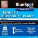 Blue Spot Tools 150mm 6 Inch Heavy Duty F Clamp 10036 Bluespot