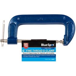 Blue Spot Tools Fine Thread G-Clamp 150mm 6 Inch 10043 Bluespot