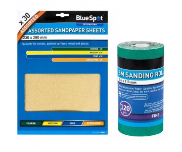Sandpaper Rolls and sheets