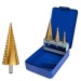 Blue Spot HSS Step Stepped Drill Bit Round Shaft 3pc Set 20504