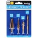 Blue Spot Tools Mixed Tapered Stepped Countersink Saw Drill Bit Set 20508