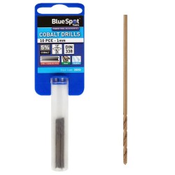 Blue Spot Tools HSS Cobalt Metal Drill Bit 1mm x 10 20252 Bluespot