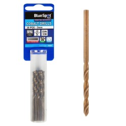 Blue Spot Tools HSS Cobalt Metal Drill Bit 3mm x 10 20260 Bluespot