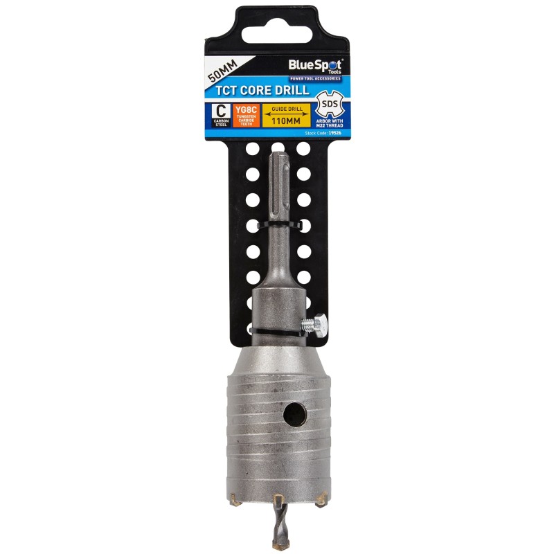 Blue Spot TCT Core Masonry Hole Saw SDS Drill Bit 50mm 19526 Sealants