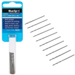 Blue Spot Tools HSS Drill Bit 1.5mm 10pc Set 20253 Bluespot