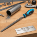 Blue Spot Tools 200mm (8") Soft Grip Round File Carbon Steel 22664